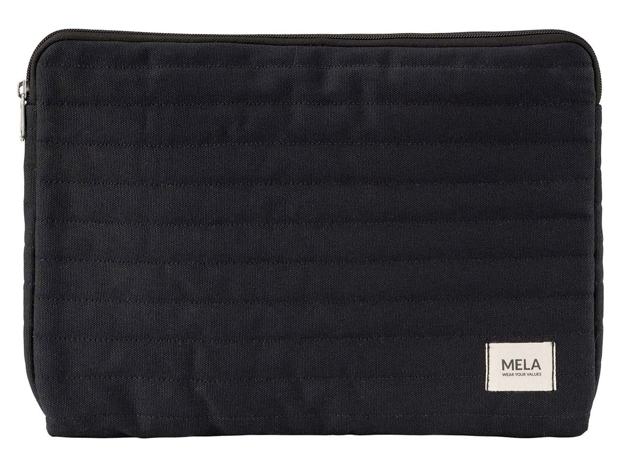 MELA Bio-Laptophülle 'VINUSA' 15', gepolstert, mit 2 Innentaschen, schwarz