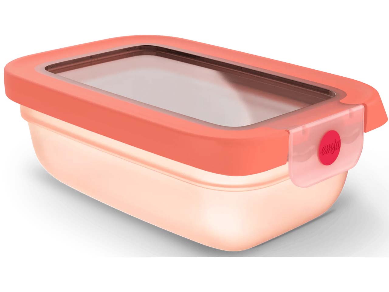 EMSA Frischhaltedose "oneClick" aus Kunststoff, 0,5 l, orange