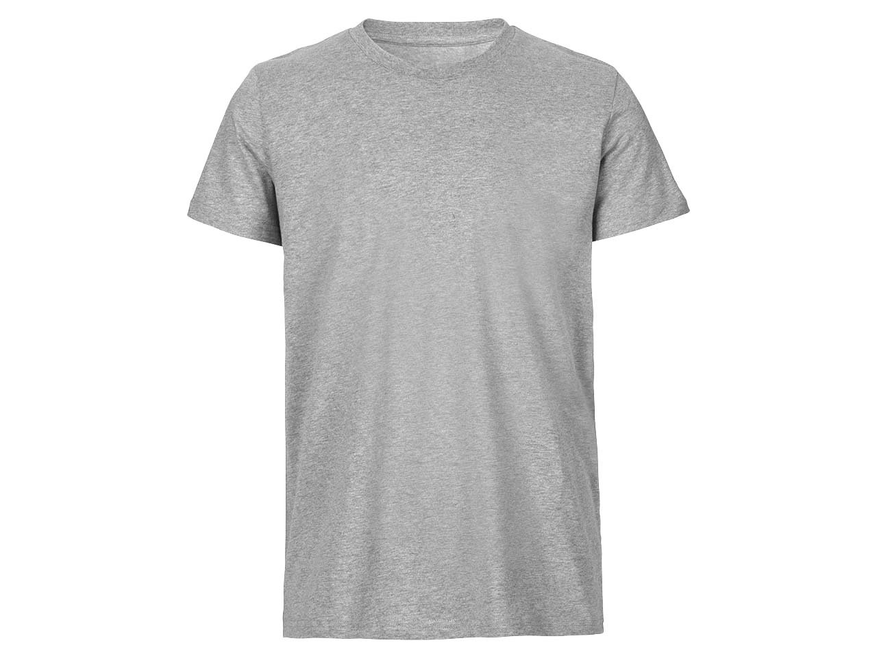 Neutral Bio-Herren-T-Shirt mit Rundhalsausschnitt grau, Gr. XXL