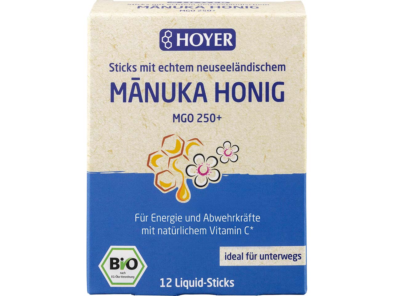Hoyer Bio-Manuka-Honig "Liquid Sticks" MGO 250+, 96 g