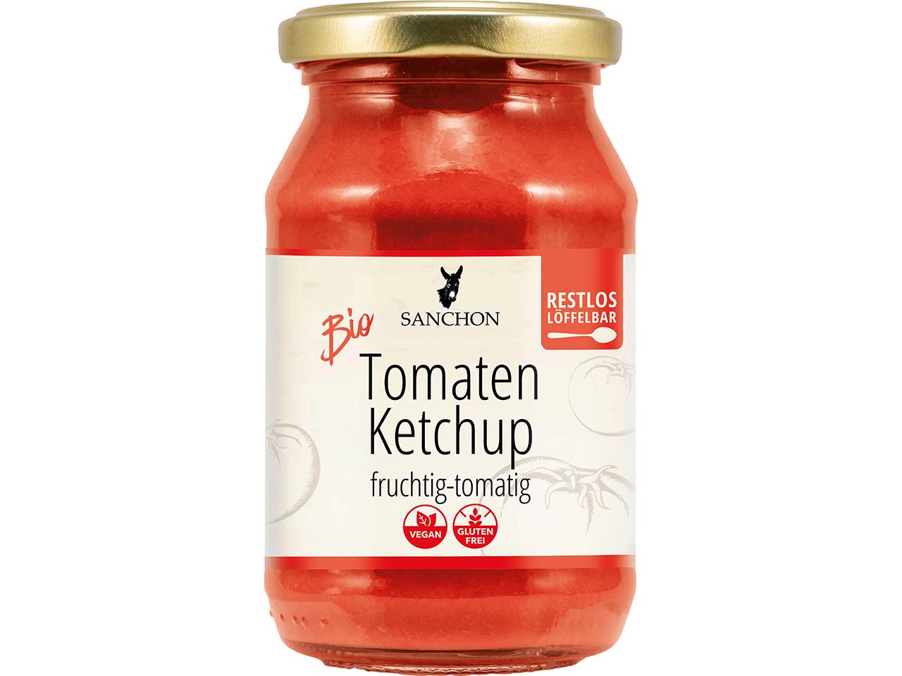 SANCHON Bio-Tomaten Ketchup im Glas, 250 ml