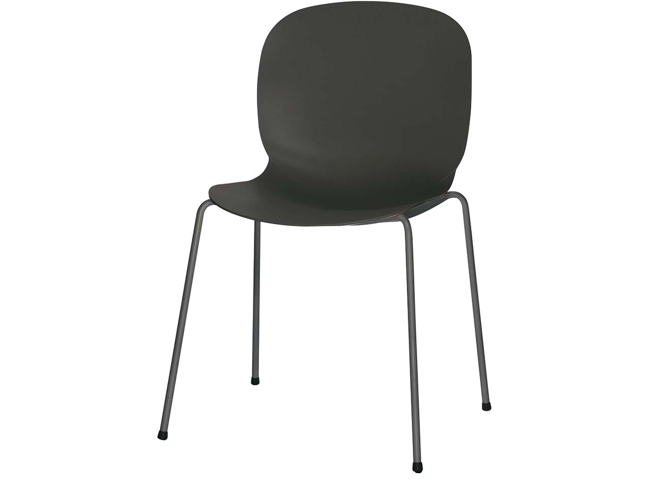 Stuhl "Noor" Gestell schwarz Schale schwarz