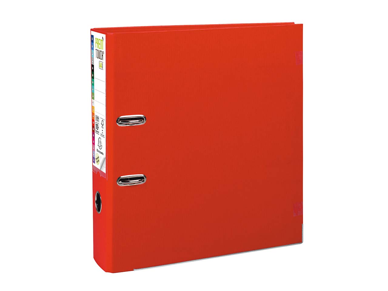 10 Exacompta Premium-Ordner "Prem'Touch", DIN A4 Maxi, rot, RB 80 mm