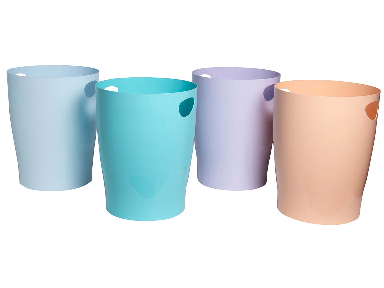 8 Exacompta Papierkörbe Ecobin "Aquarel", 15 l, sortiert