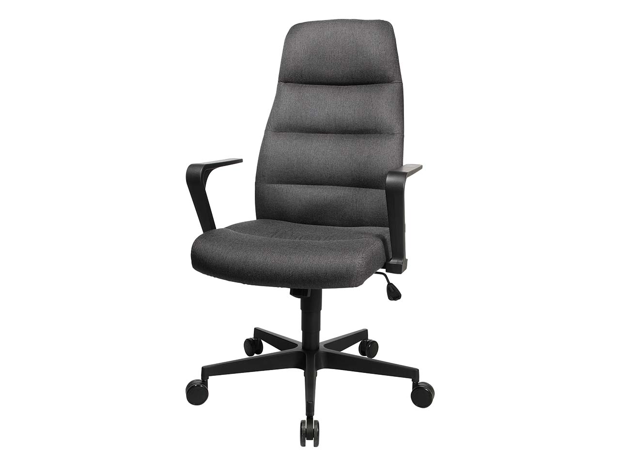 Topstar Bürodrehstuhl "Chairman 70" mit Armlehnen und Kunststofffußkreuz anthrazit
