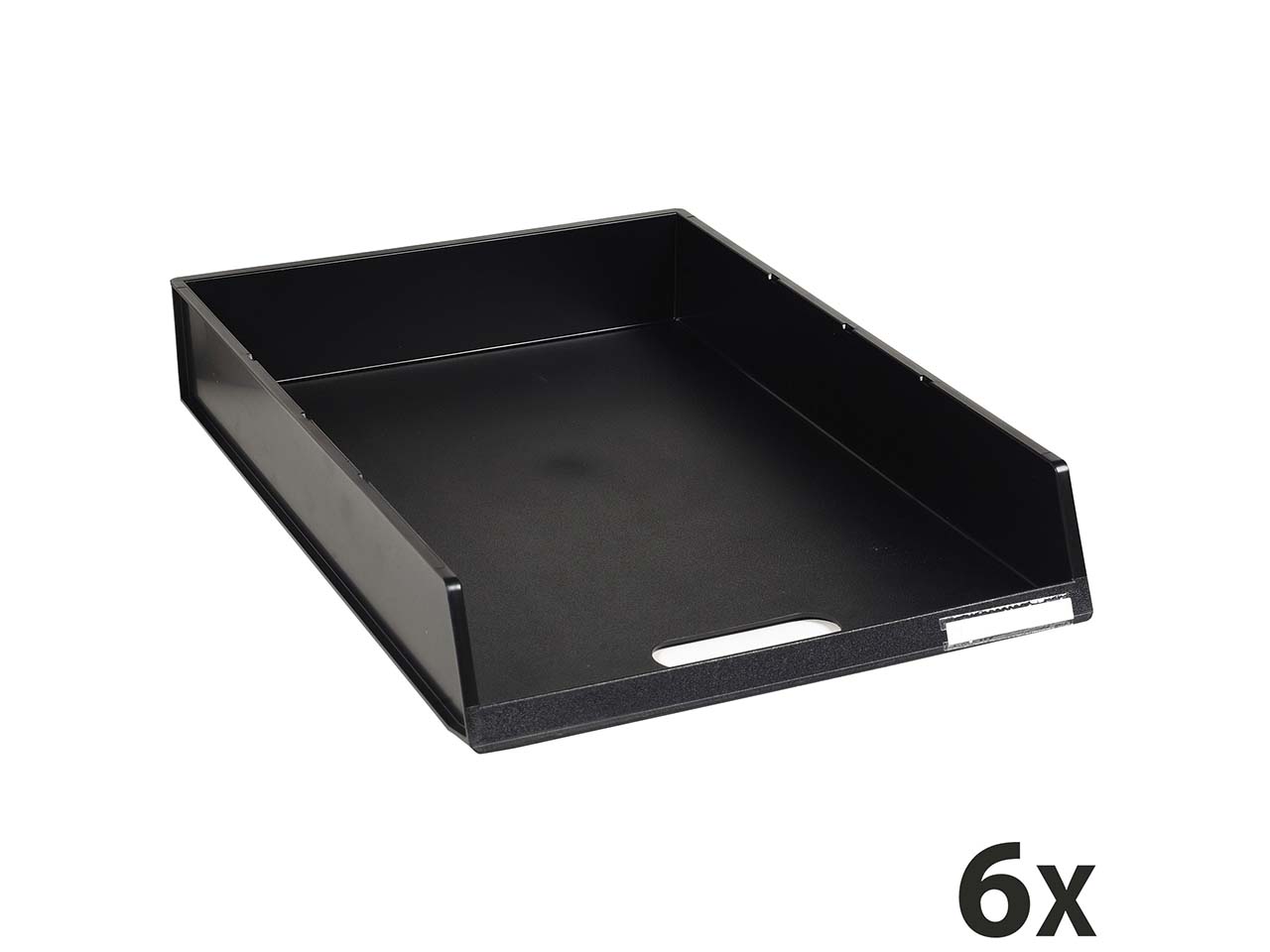 6 Exacompta Briefablagen "ECOBlack", C4, 500 Blatt, schwarz
