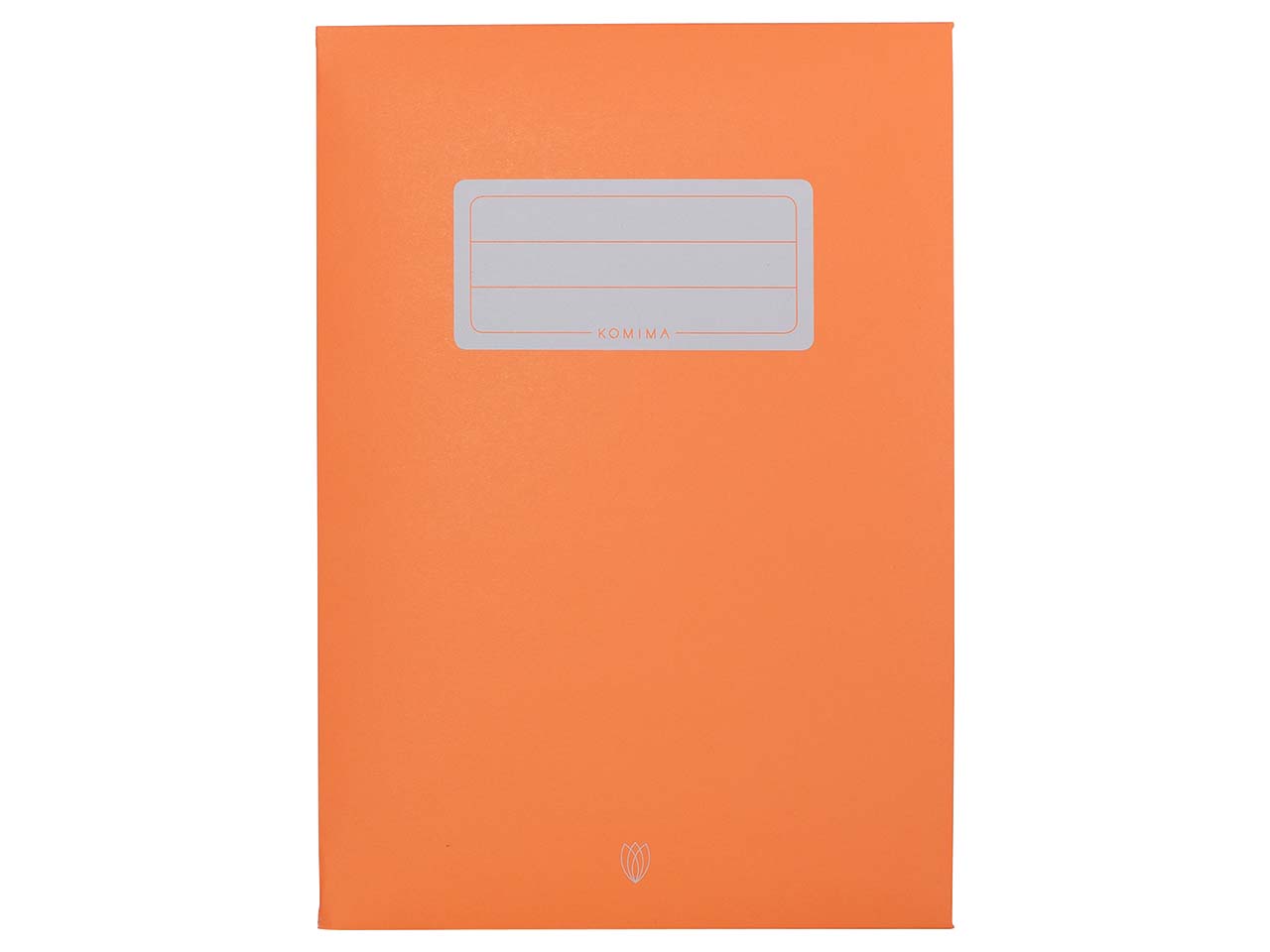 Komima Heftumschlag aus Recyclingpapier, orange DIN A4