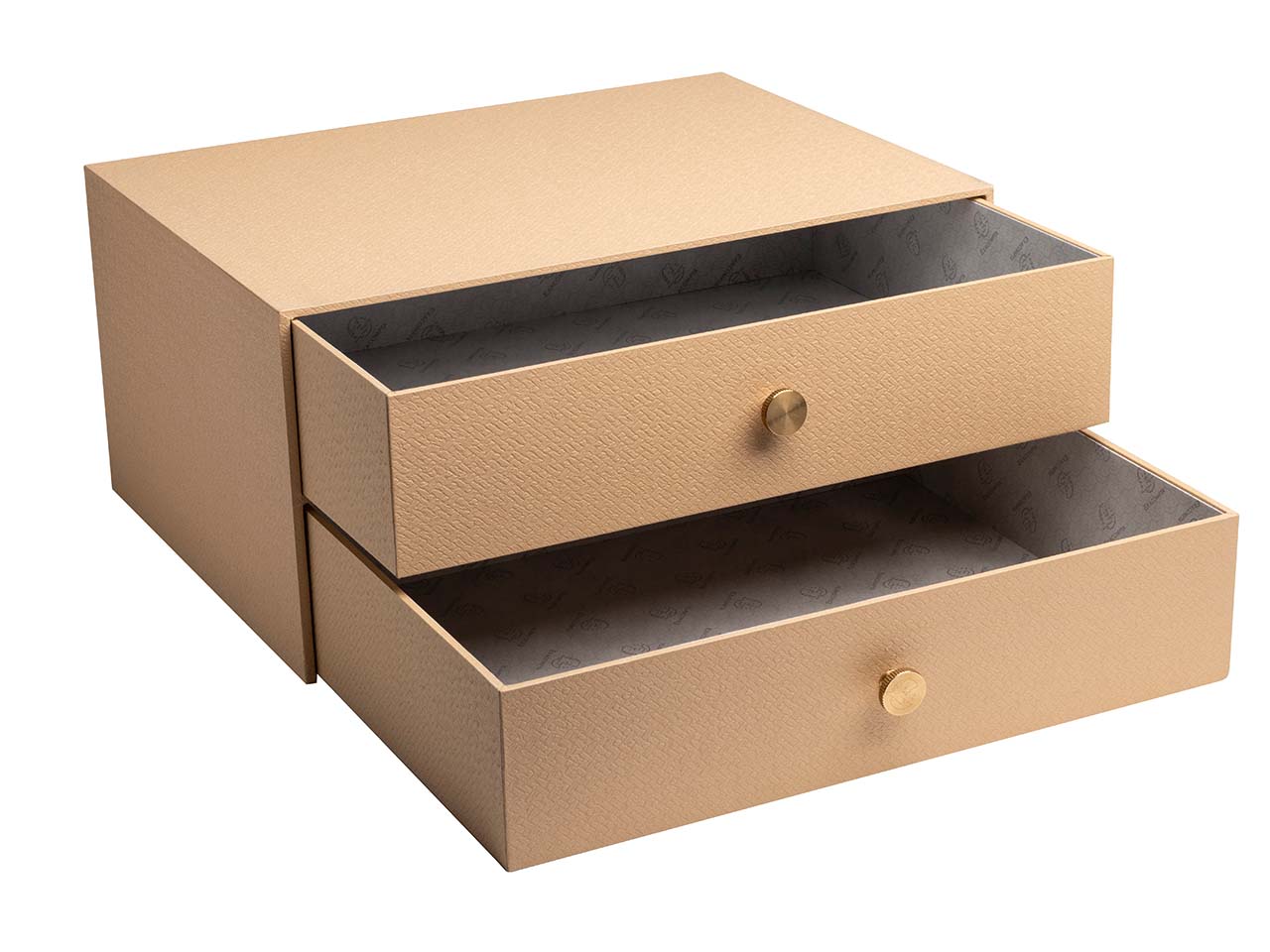 Exacompta Schubladenbox "Office By Me", 2 Schubladen, 35,5x17x27 cm, DIN A4+, beige