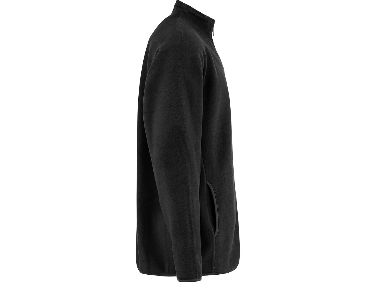 Neutral Unisex Fleecejacke aus recyceltem PE, schwarz, Gr. 3XL