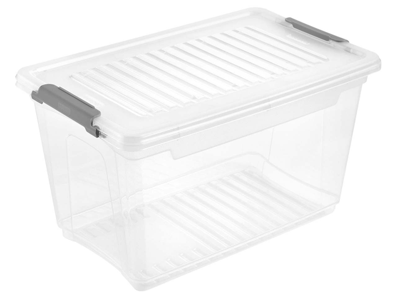keeeper Clip-Aufbewahrungsbox "Leonie" 28,5 x 18,5 x 16 cm, 5,4 l, natural transparent