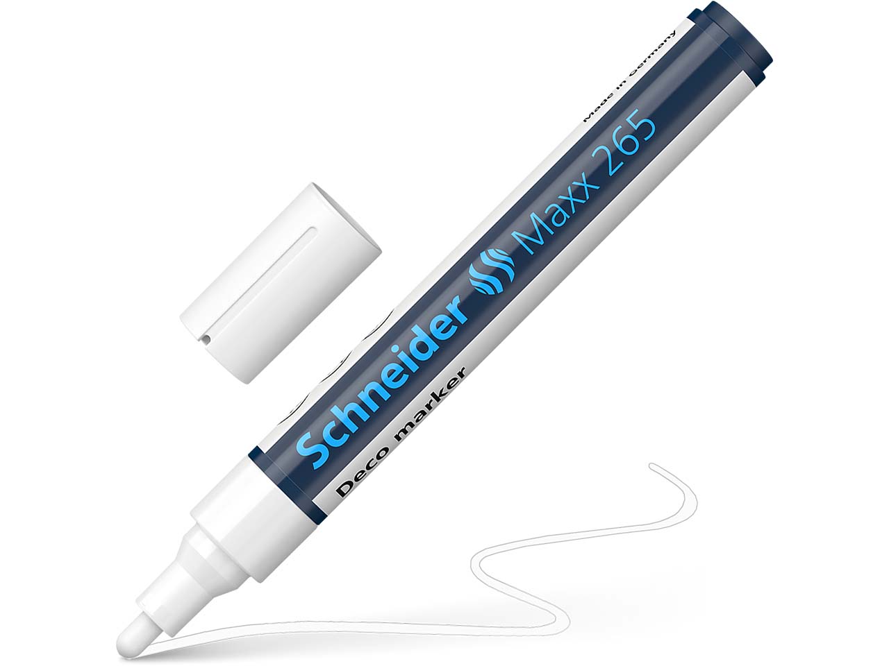 Schneider Kreidemarker "Maxx 265" mit Rundspitze 2-3 mm, weiß