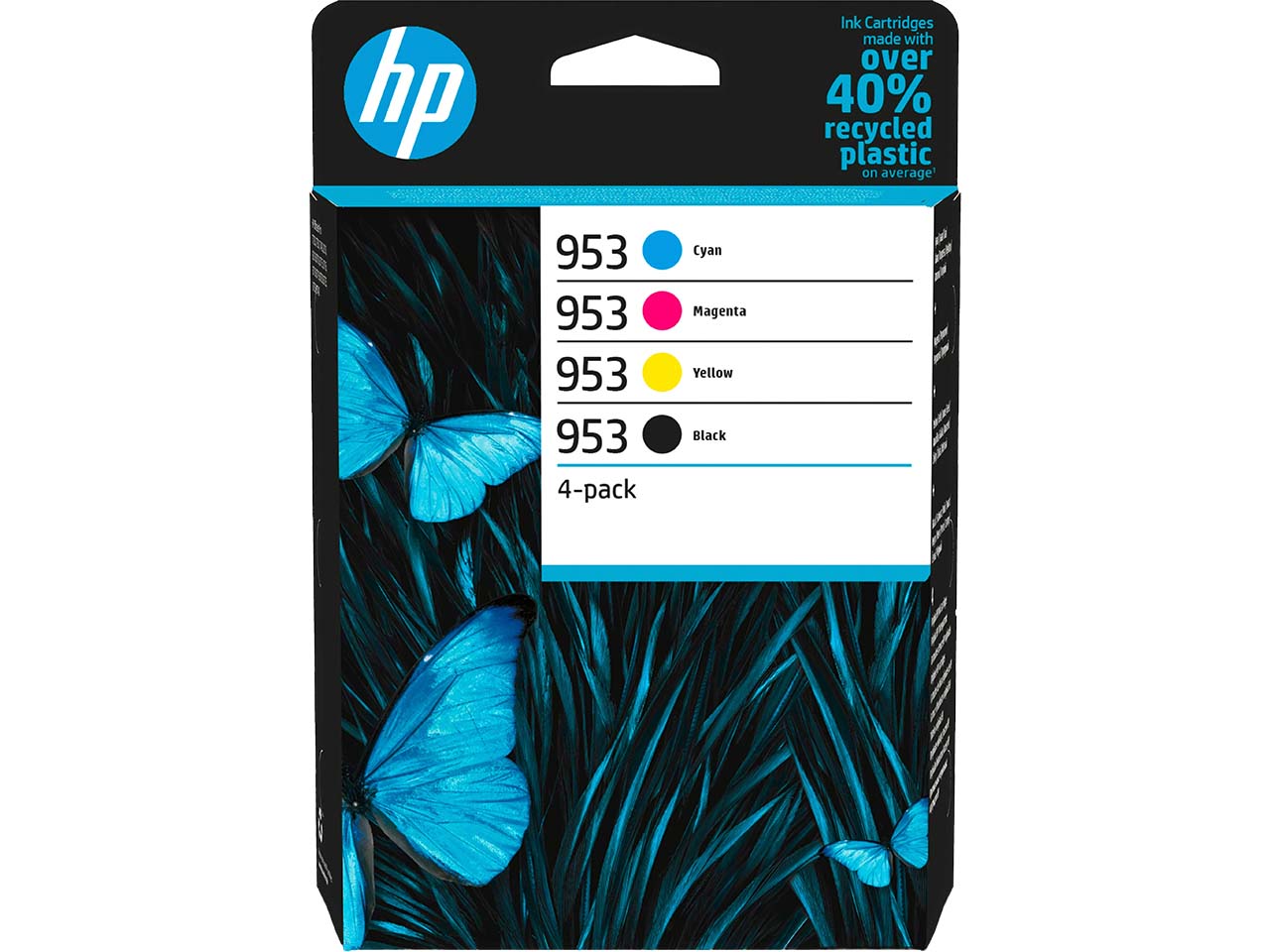 HP 4er Set Tintenpatronen 953 schwarz, cyan, magenta, gelb