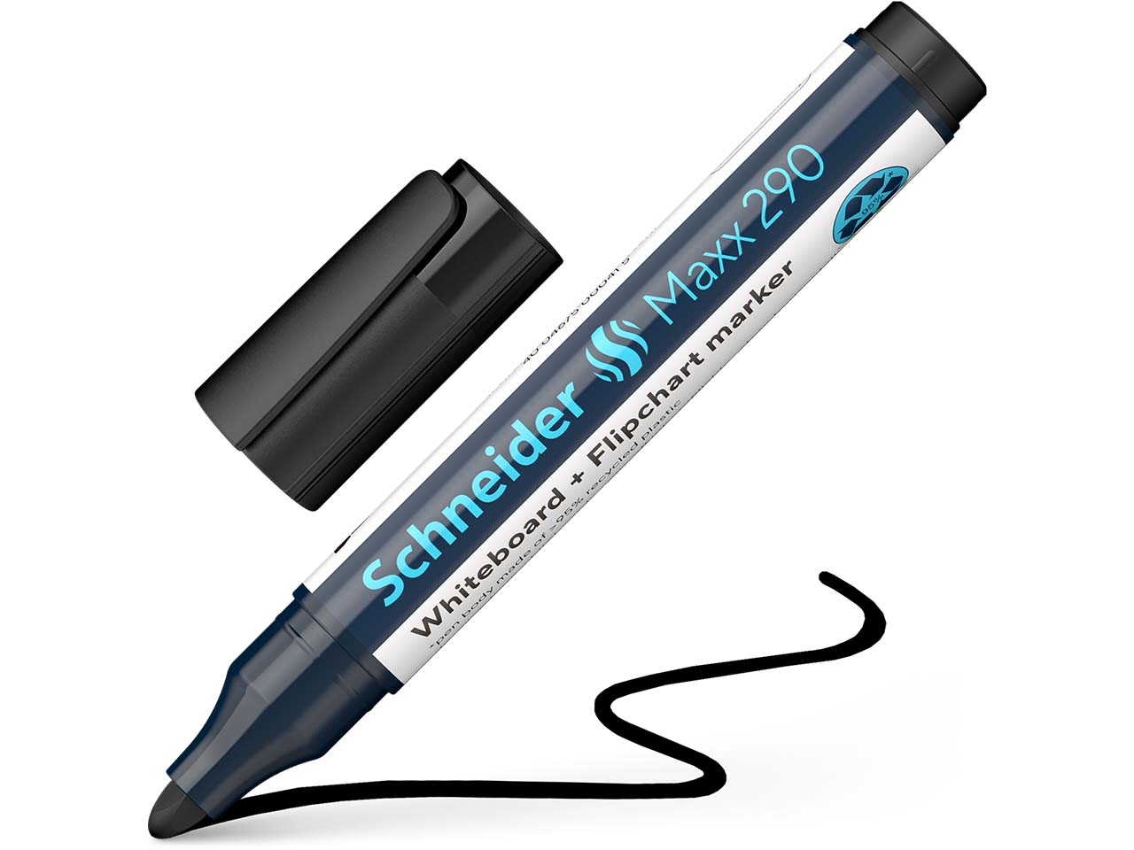 Schneider Whiteboard- und Flipchartmarker 'Maxx 290' schwarz