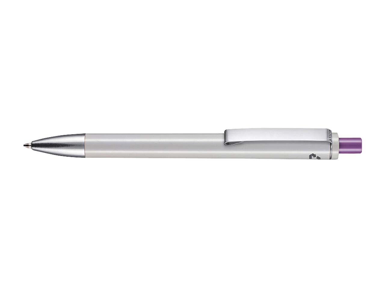 RITTER PEN Kugelschreiber 'EXOS RECYCLED' grau recycled/flieder