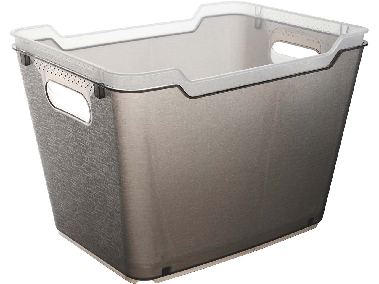 keeeper Aufbewahrungsbox "Lotta" 40 x 28 x 25 cm, 20 l, grau