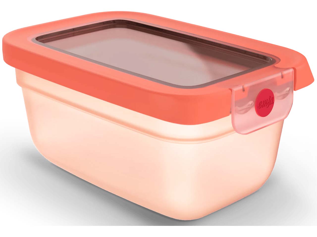 EMSA Frischhaltedose "oneClick" aus Kunststoff, 0,75 l, orange