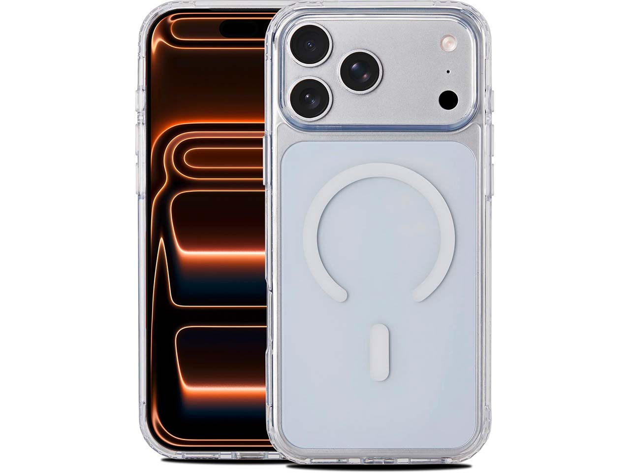 s'moose Smartphonehülle aus recyceltem Kunststoff "ClearLake" f. iPhone 17Pro, transparent