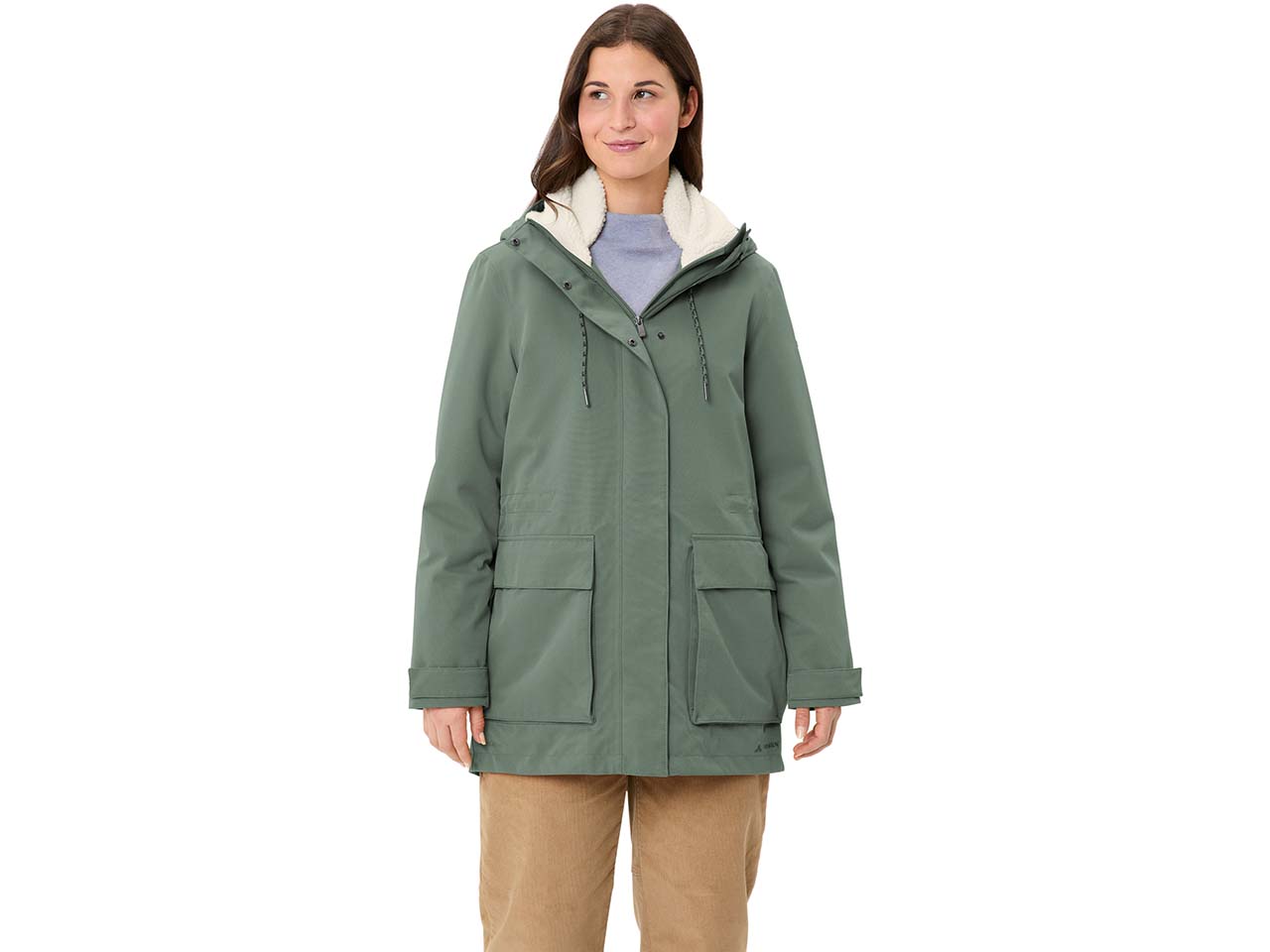 VAUDE Damen-Parka 'Manukau III' mit Innenfutter, agave, Gr. 40