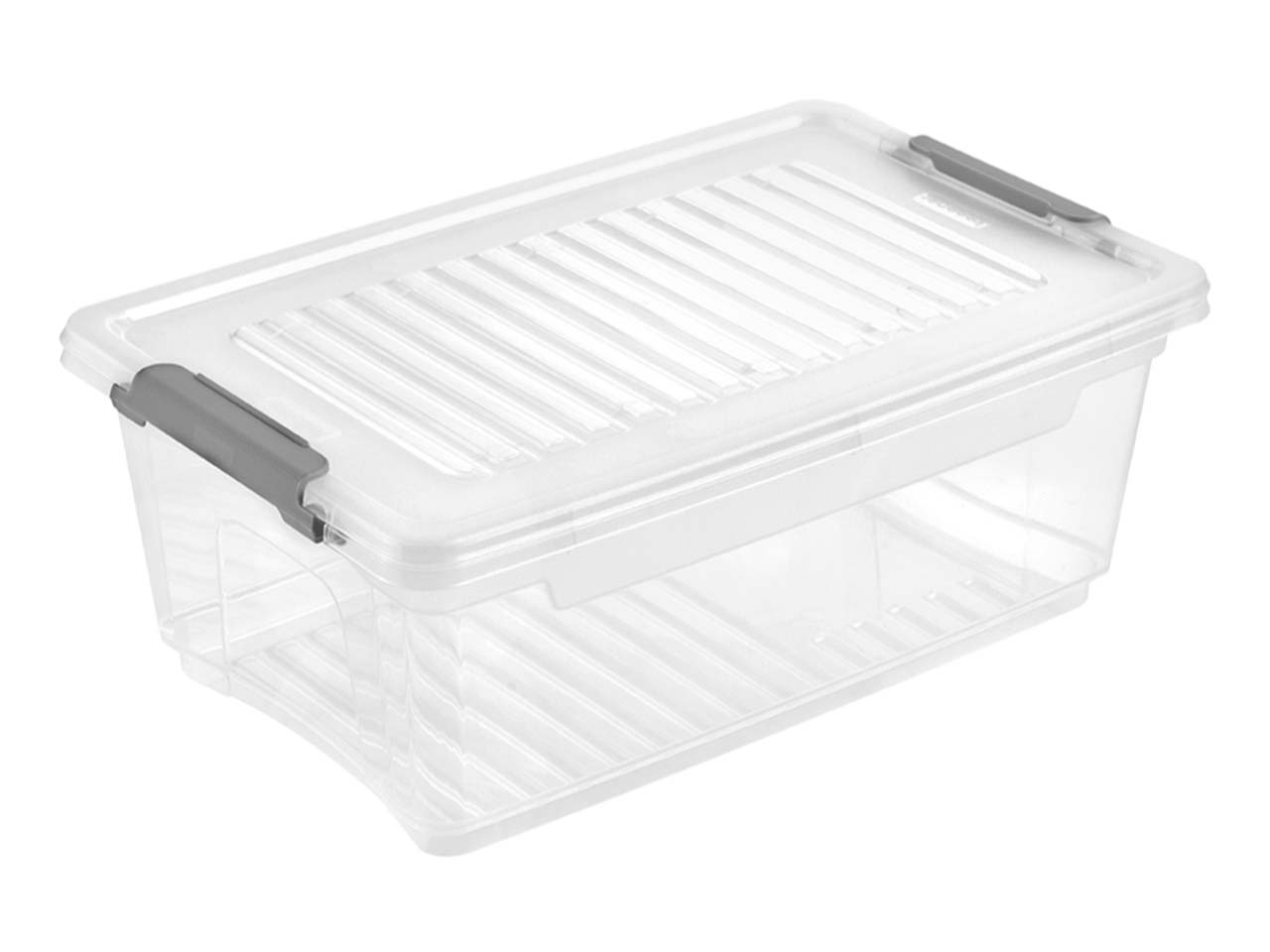 keeeper Clip-Aufbewahrungsbox "Leonie" 28,5 x 18,5 x 10,5 cm, 3,7 l, natural transparent