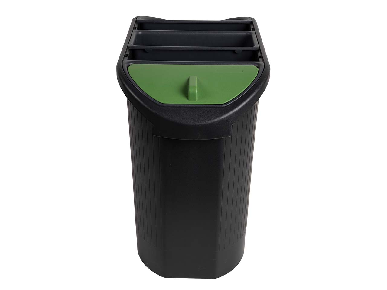 Exacompta Papierkorb "Office" mit 3 Einsätzen, 26 l, schwarz