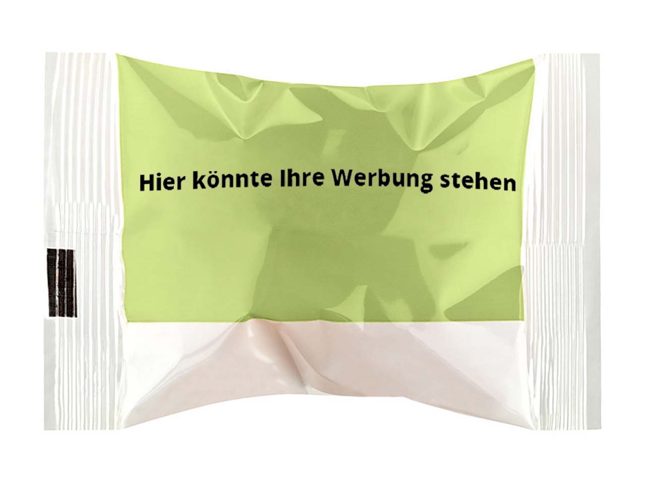 Bio-Glückskeks mit individueller 4-farbiger Folie, individuelle Sprüche