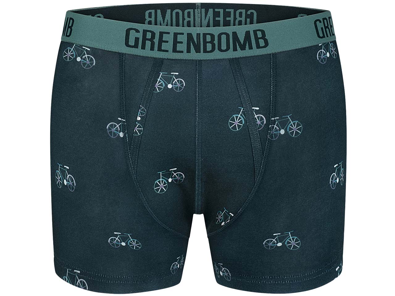 GREENBOMB Bio-Herren-Boxershort 'Bike Color Wheel', mix, Gr. L