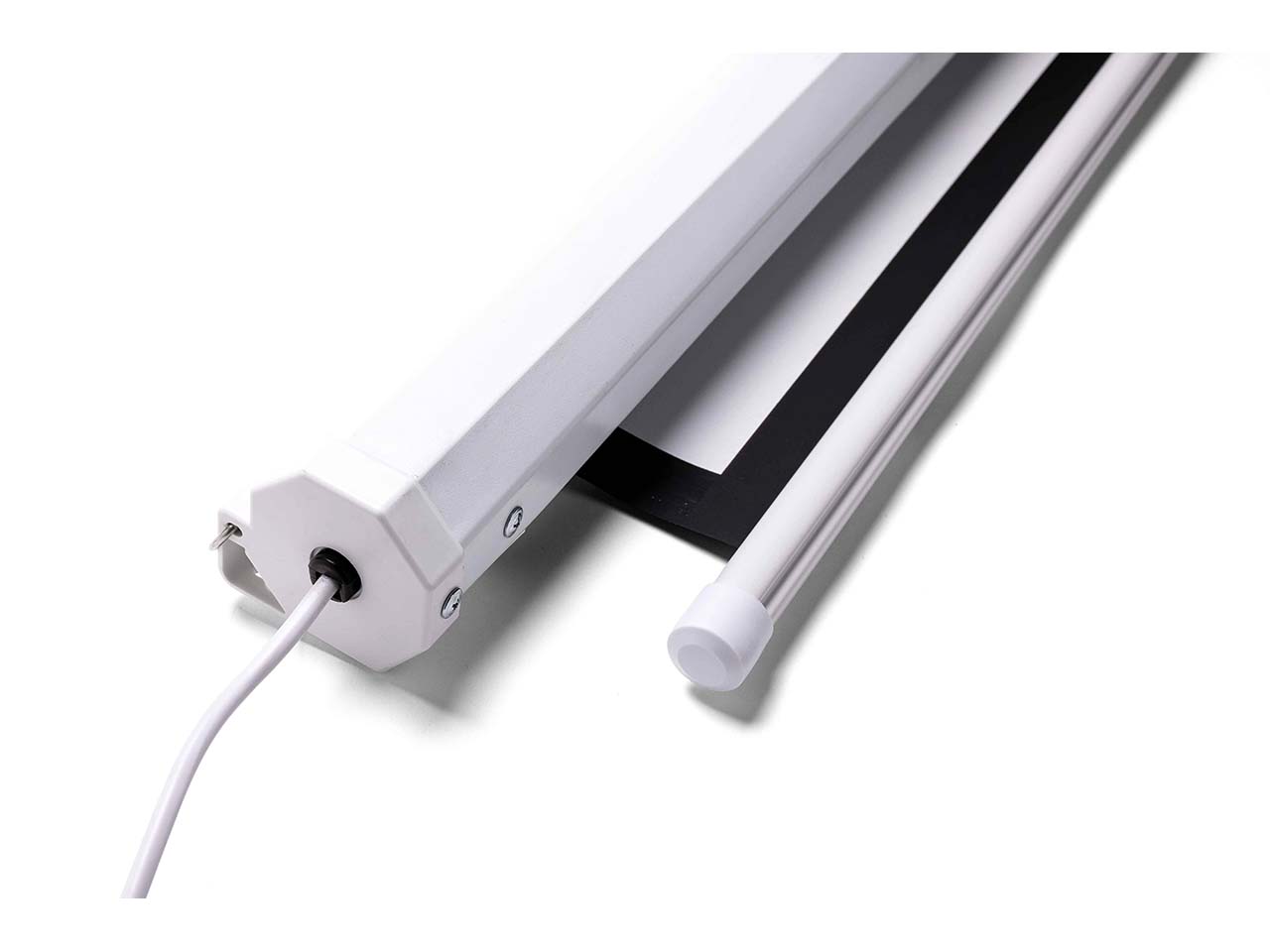 magnetoplan Rollo-Leinwand, elektrisch mit Fernbedienung, 4:3, 200 x 150 cm
