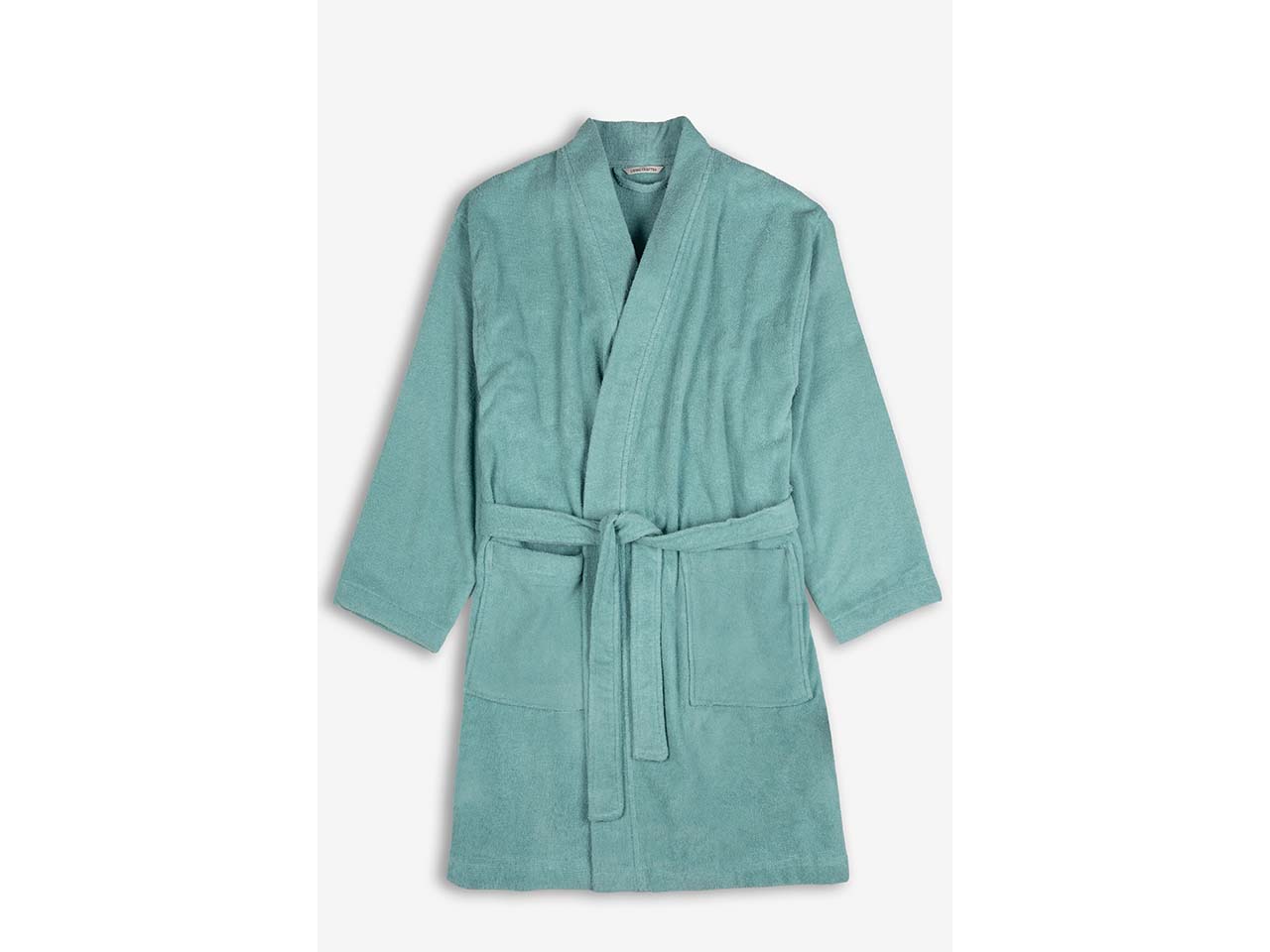 Living Crats Bio-Bademantel "BARI" L-XL, aqua haze