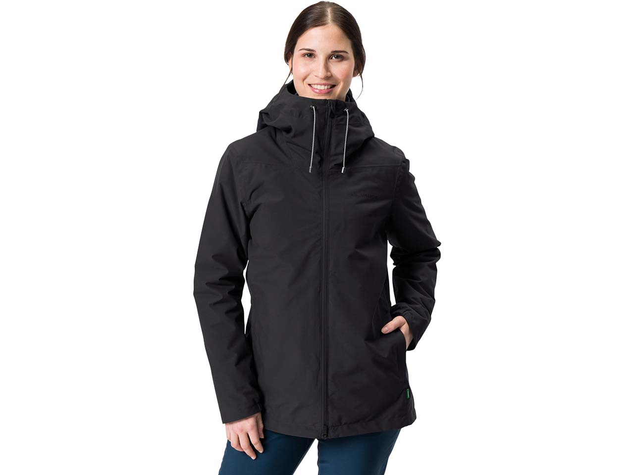 VAUDE Damen-Funktionsjacke 'Mineo 3in1' mit separater Innenjacke, black, Gr. 42