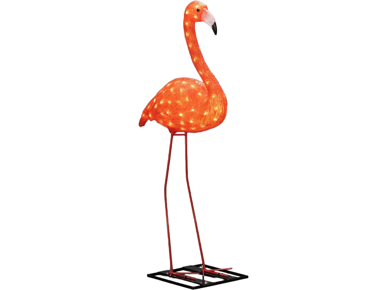 Konstsmide LED-Dekolicht "Flamingo" H 110 cm, aus Acryl, 96 Dioden