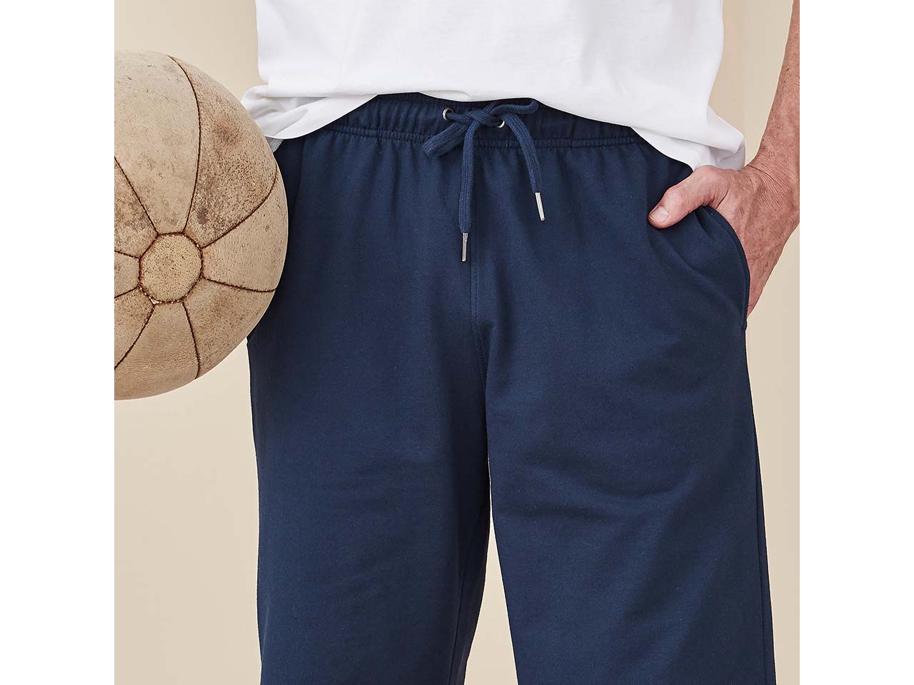 Living Crafts Bio-Herren-Shorts "Charlie" navy, Gr. M