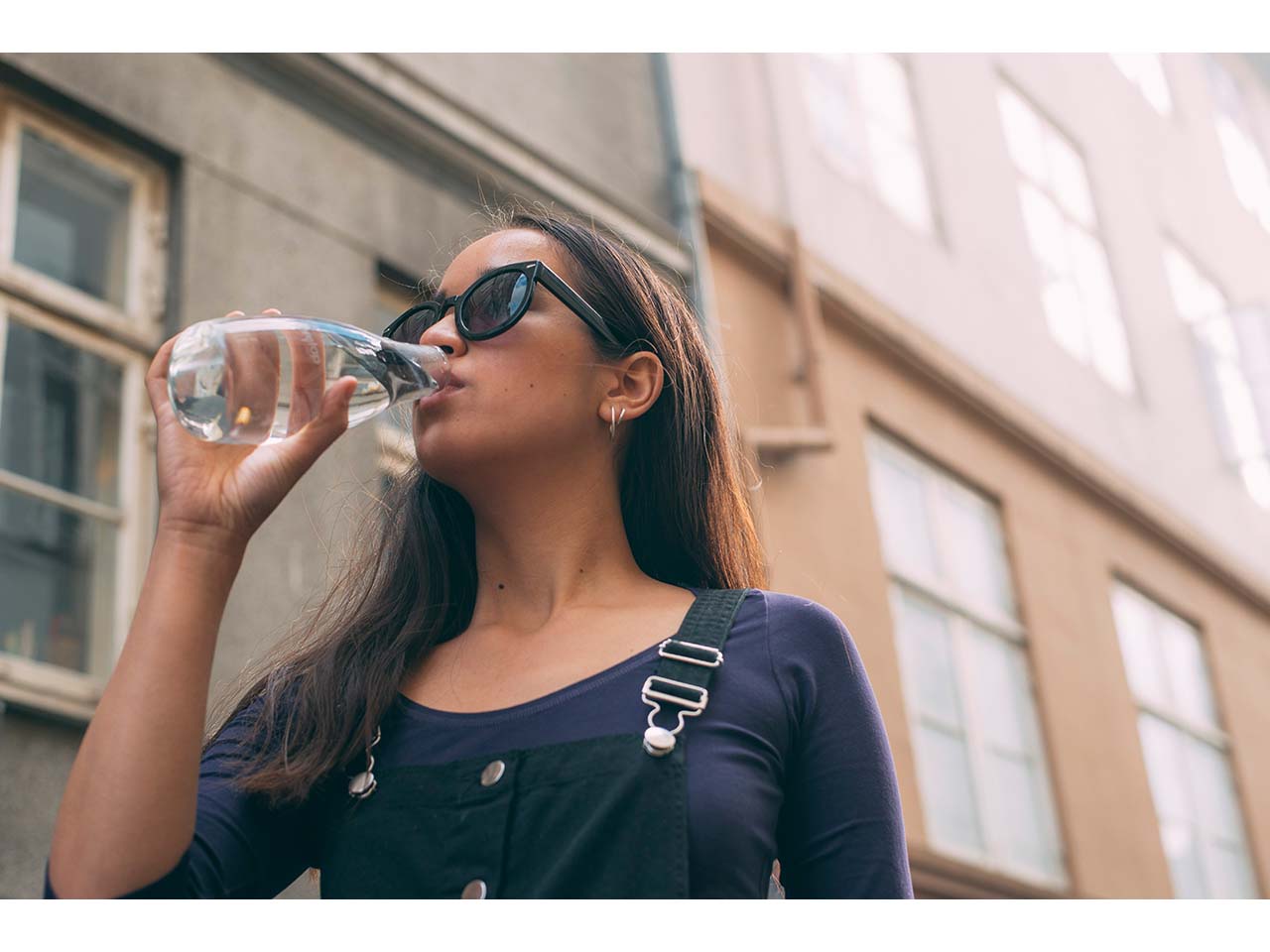 retap Trinkflasche 0,5 l aus Glas red