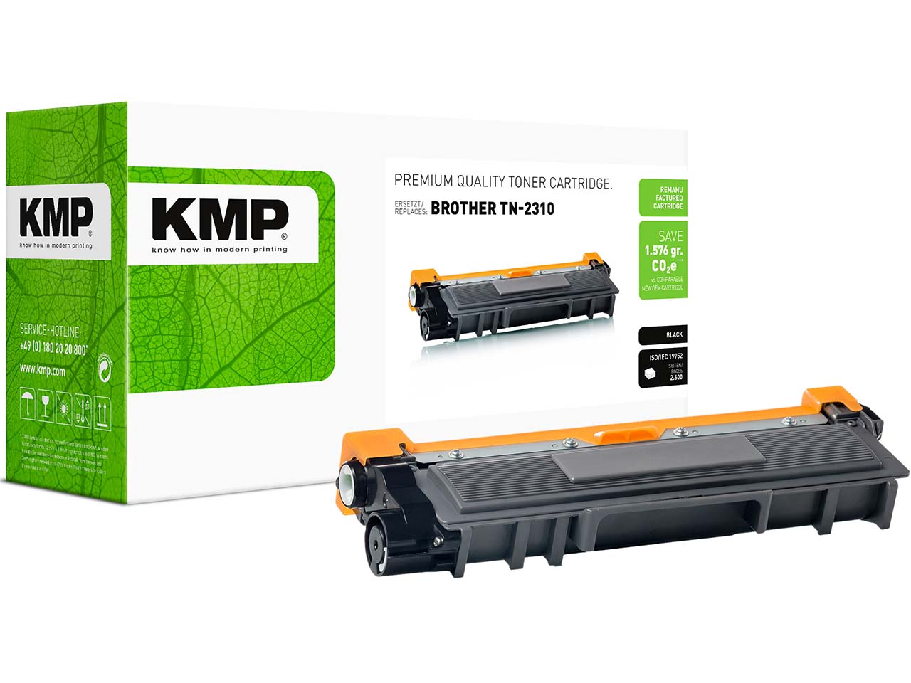 KMP Toner ersetzt Brother TN-2310 schwarz