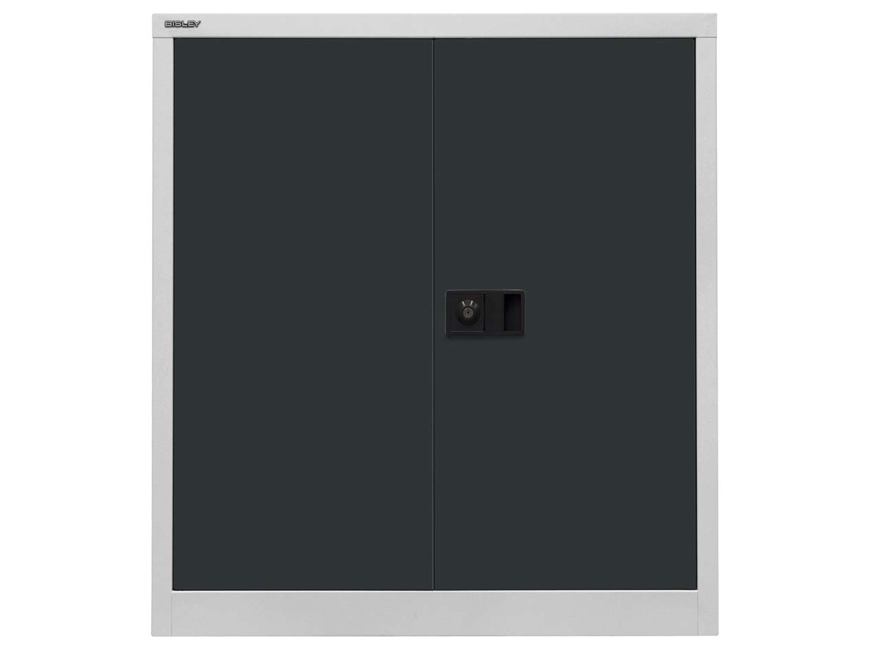 Flügeltürensch. "UNIVERSAL" 2OH, Breite 91,4 cm lichtgrau/anthrazitgrau