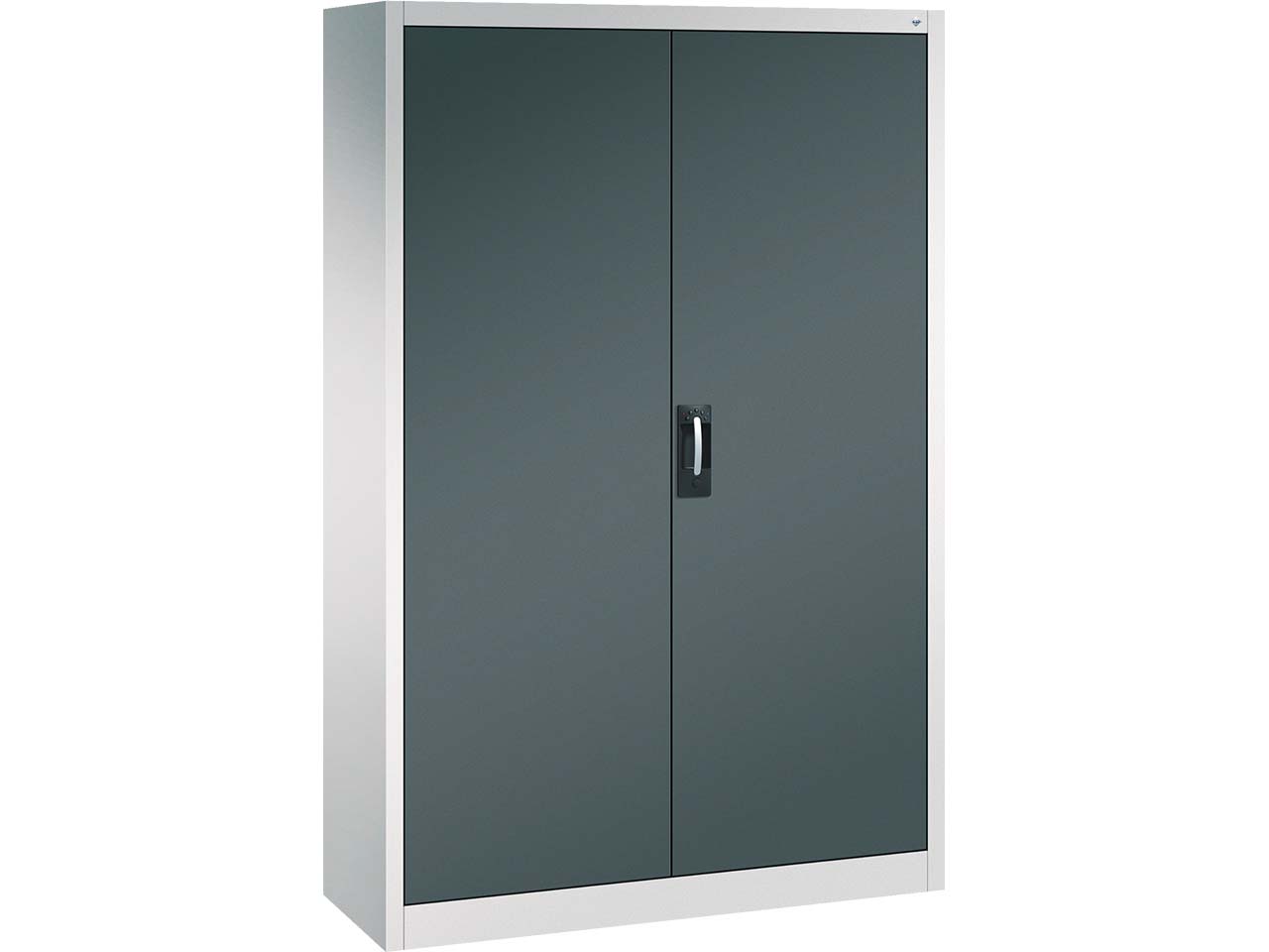 C+P Büroschrank Acurado, H1950xB1200xT400mm, Lichtgrau/Anthrazitgrau