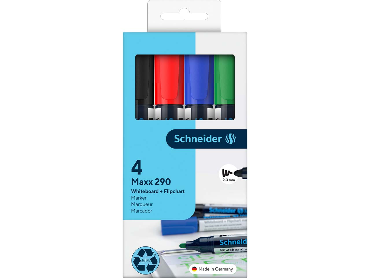 Schneider Whiteboard- und Flipchartmarker 'Maxx 290' sortiert