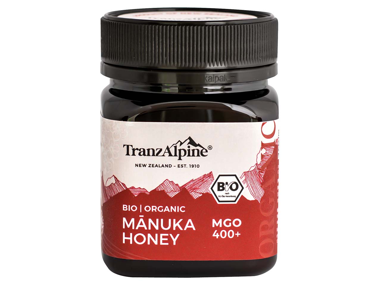 Hoyer Bio-Manuka-Honig "TranzAlpine" MGO 400+, 250 g