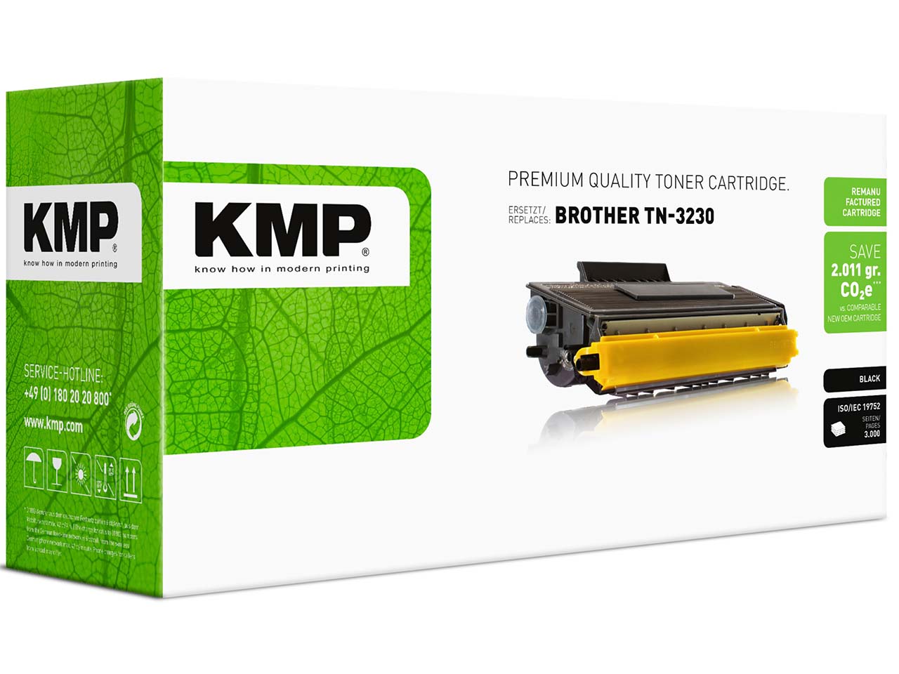 KMP Toner ersetzt Brother TN-3230 schwarz