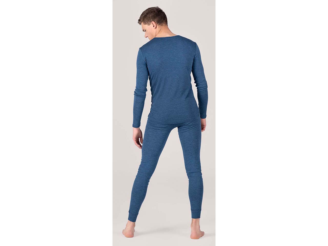 Living Crafts Bio-Herren-Unterhose "LINUS" lang, mid blue, Gr. M
