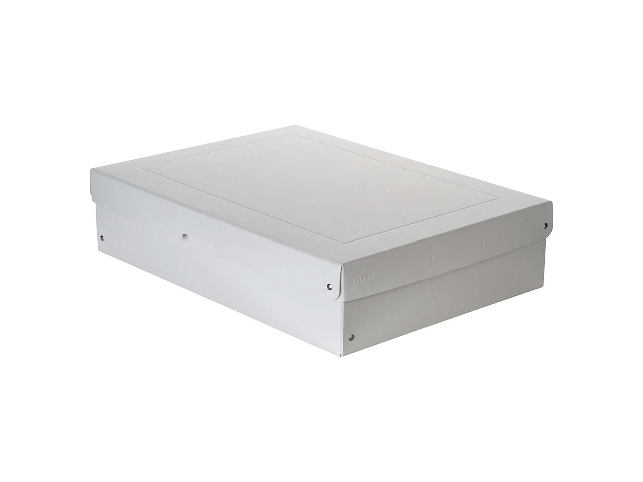 5 Falken Aufbewahrungsboxen "PureBox", 1200 g/m², DIN A3, 10 cm Höhe, weiß