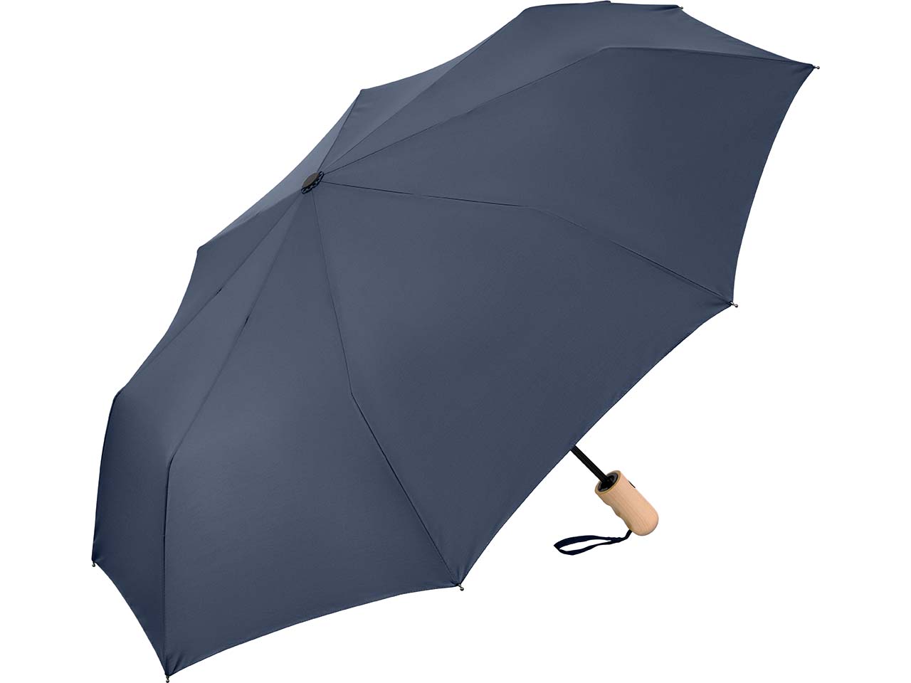 AC-Taschenschirm 'ÖkoBrella' mit Recycling-Polyester Bezug, marine