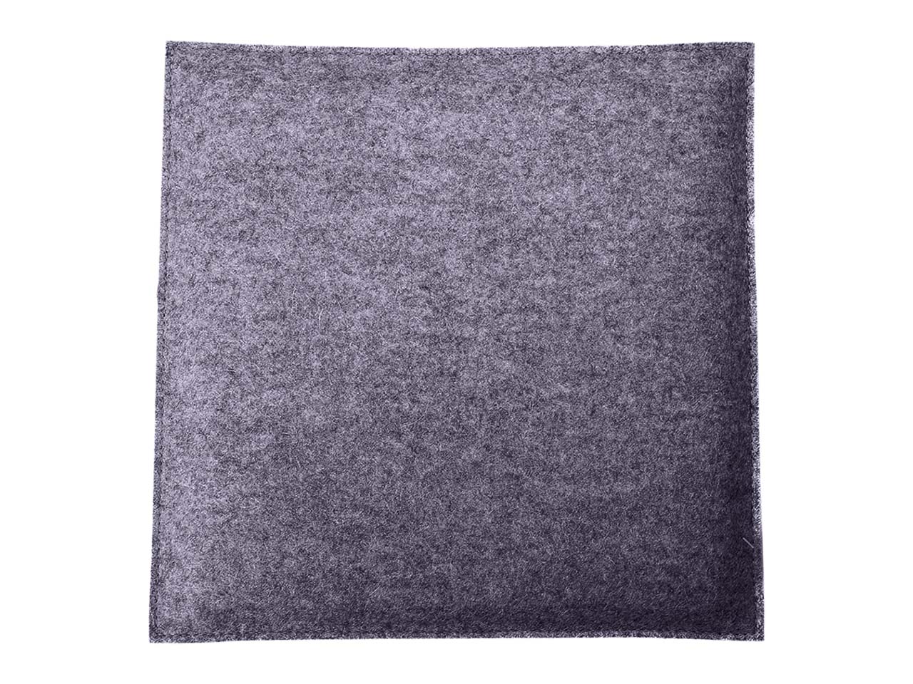 Sitzkissen 'Kvadrat' aus Filz hellgrau