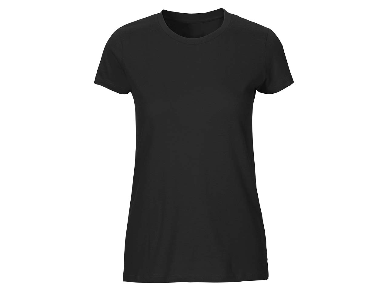 Neutral Bio-Damen-T-Shirt mit Rundhalsausschnitt schwarz, Gr. S