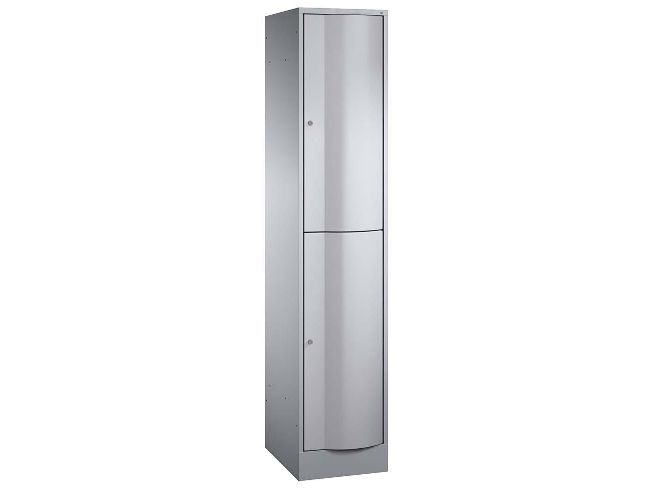 Schließfachschrank 1 Turm lg/si 2er