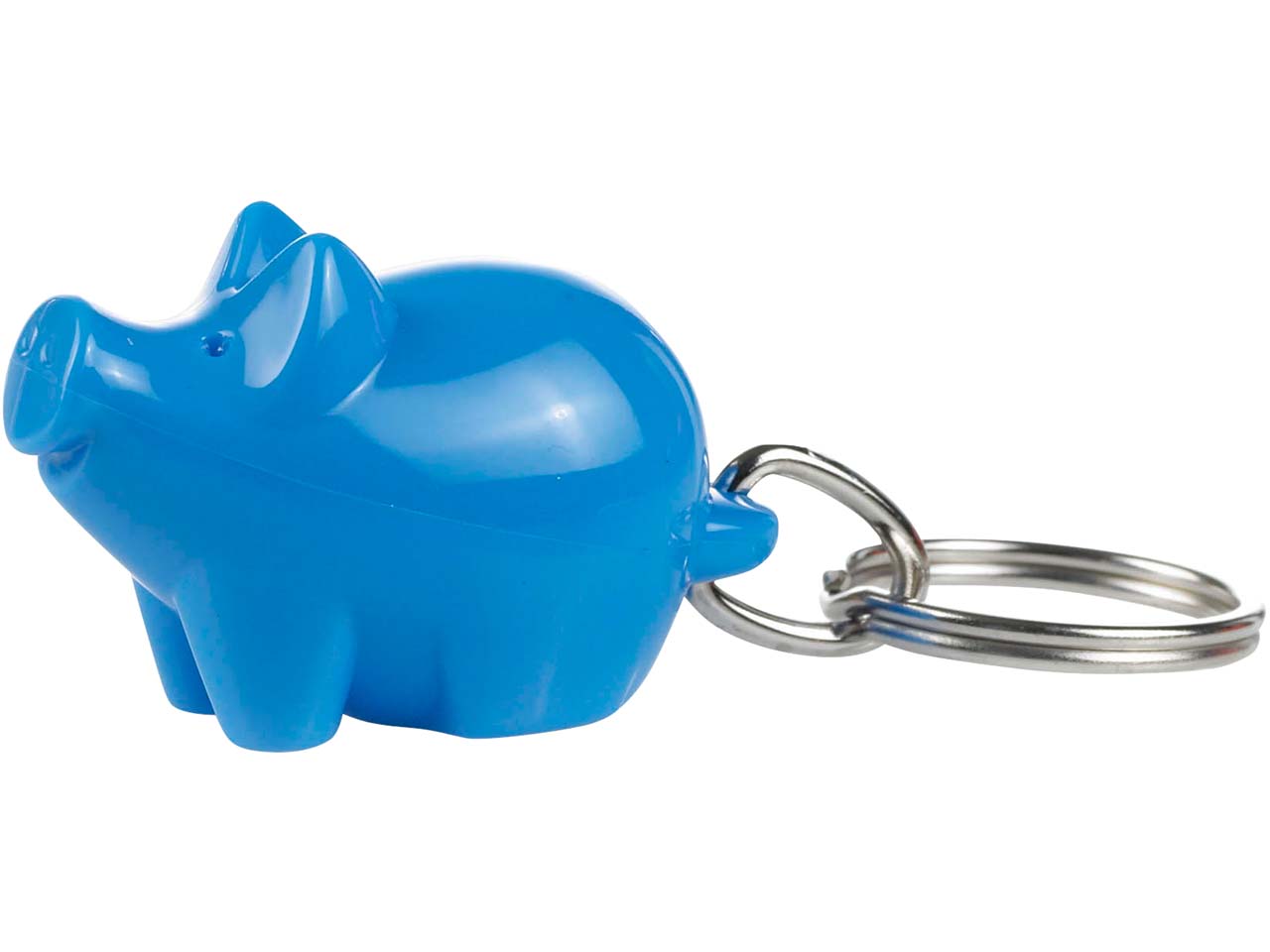 Schlüsselanhänger "Small Cutie" inkl. 1-farbig seitlichem Aufdruck, blau Vollton