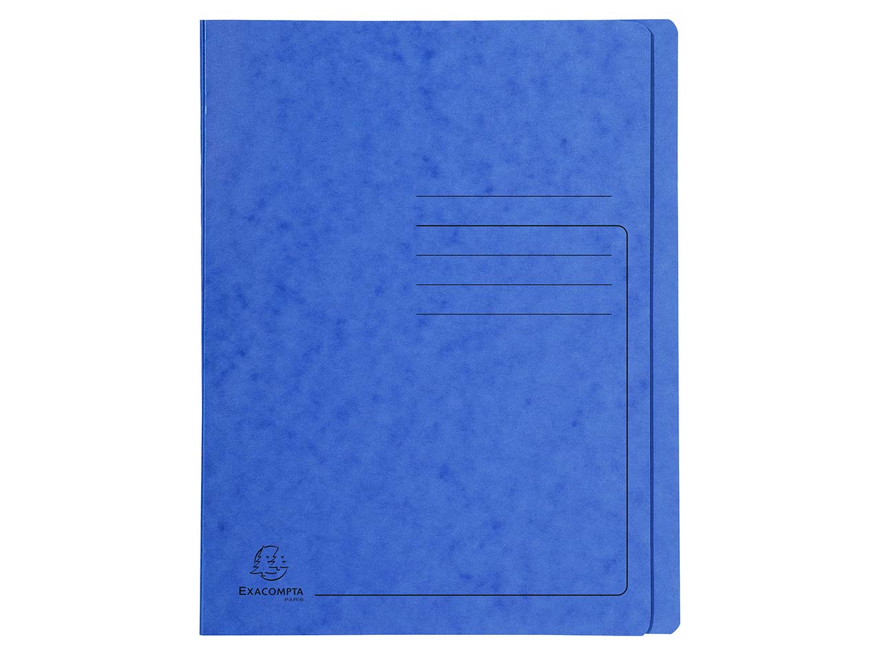 25 Exacompta Schnellhefter aus Colorspan-Karton, 355 g/m², DIN A4, blau
