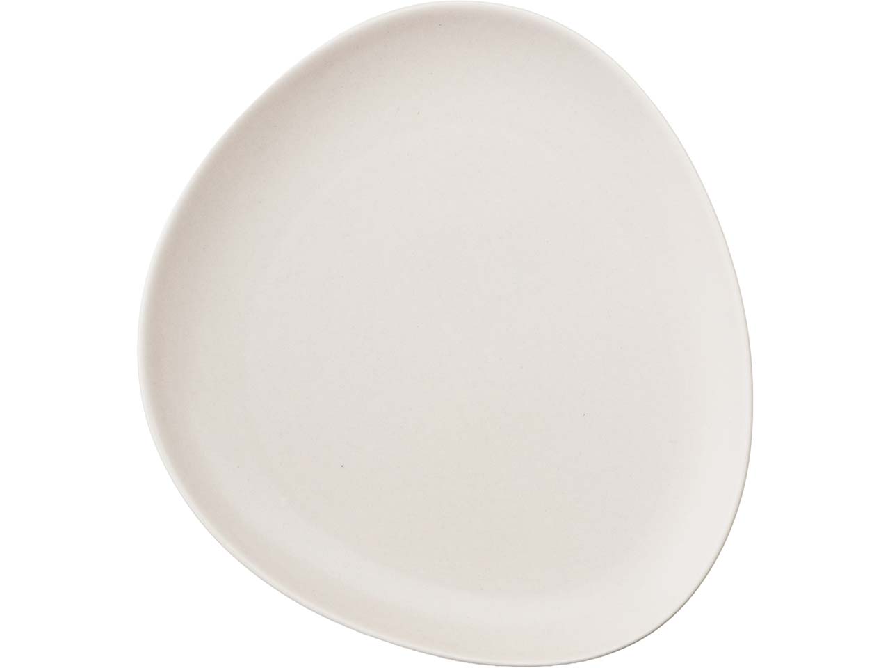 tranquillo Frühstücksteller "VALLORA" aus Steinzeug, 19,8 x 20,5 x 2,2 cm, creme