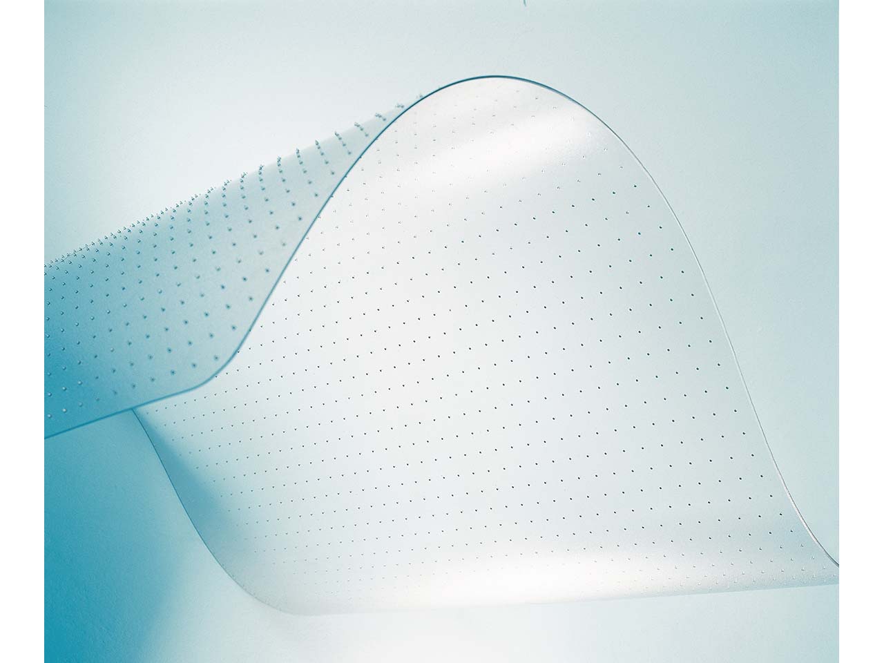 Bodenschutzmatte 'Ecogrip Solid' für Teppichböden mit Ankernoppen, 110 x 120 cm