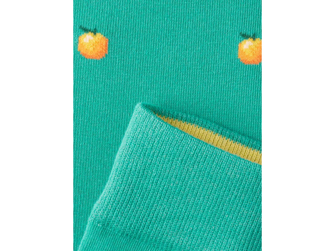 VON JUNGFELD Bio-Socken "Orange", jade green, Gr. 36/40