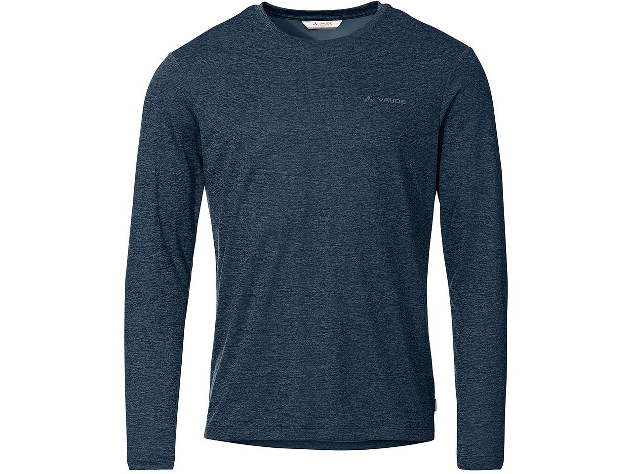 VAUDE Herren-Langarmshirt "Essential" mit Rundhalsausschnitt, dark sea uni, Gr. L